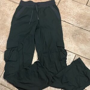 Lululemon Dark Green Cargo Pants
